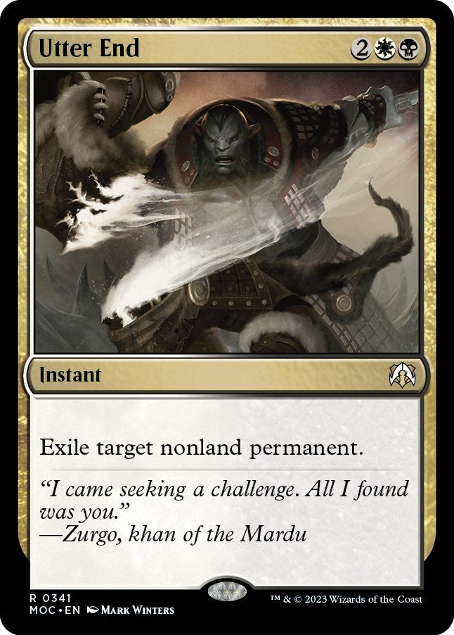 Utter End (341) [MOC] - MTG Single