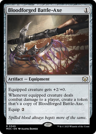 Bloodforged Battle-Axe (349) [MOC] - MTG Single