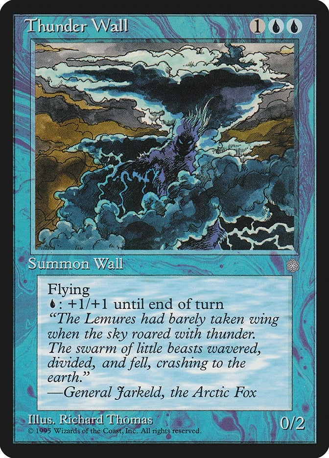 Thunder Wall [ICE] - MTG Single
