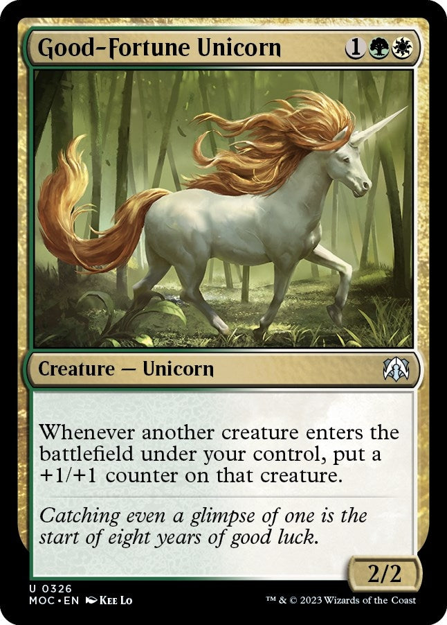 Good-Fortune Unicorn (326) [MOC] - MTG Single