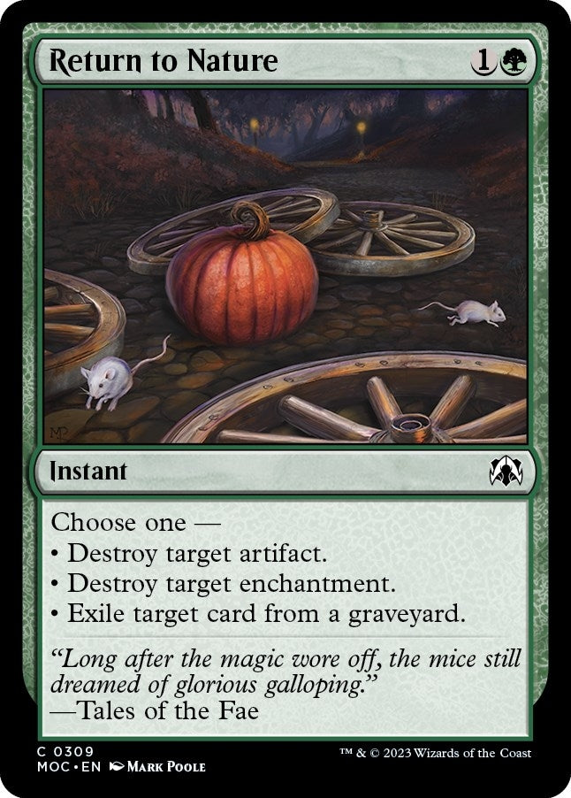 Return to Nature (309) [MOC] - MTG Single