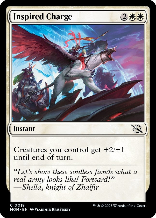 Inspired Charge (19) [MOM] - MTG Single