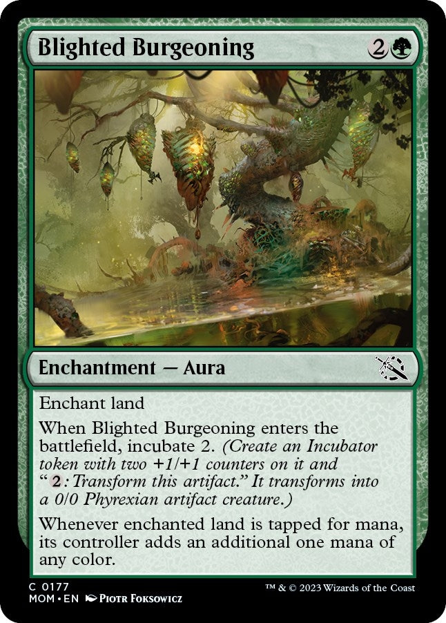 Blighted Burgeoning (177) [MOM] - MTG Single