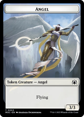Angel // Demon Double-Sided Token (0) [MOC] - MTG Single