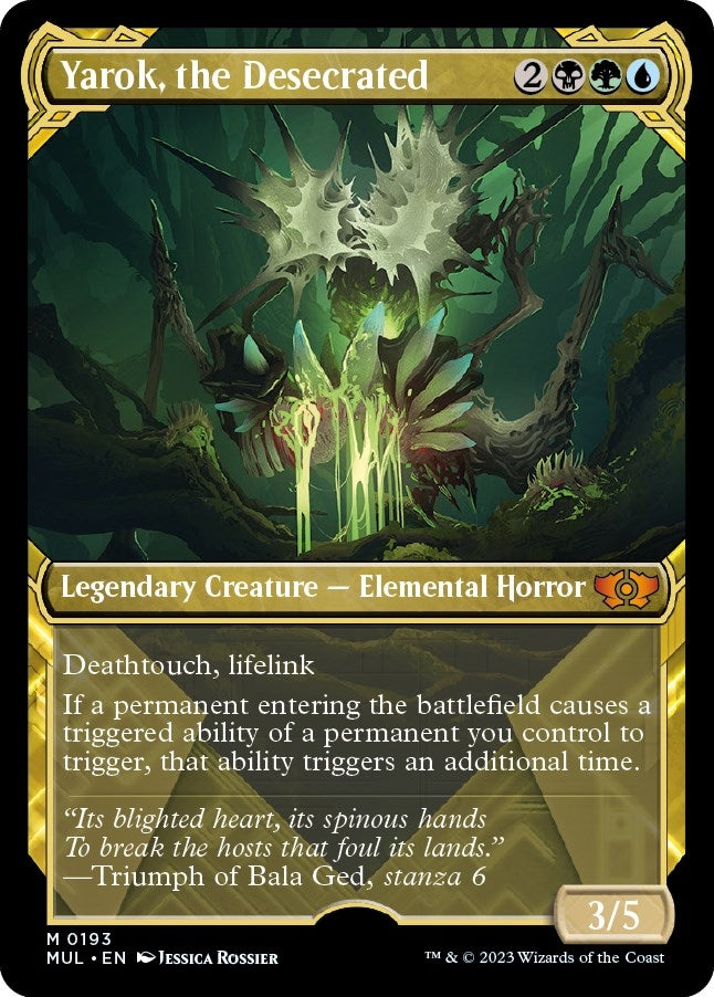 Yarok the Desecrated (Halo Foil) (193) [MUL] - MTG Single