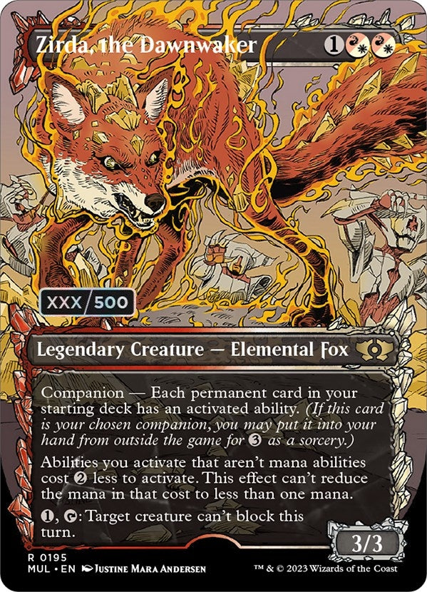 Zirda the Dawnwaker (Serial Numbered) (195) [MUL] - MTG Single