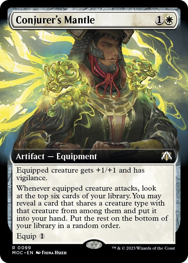 Conjurer’s Mantle (Extended Art) (99) [MOC] - MTG Single