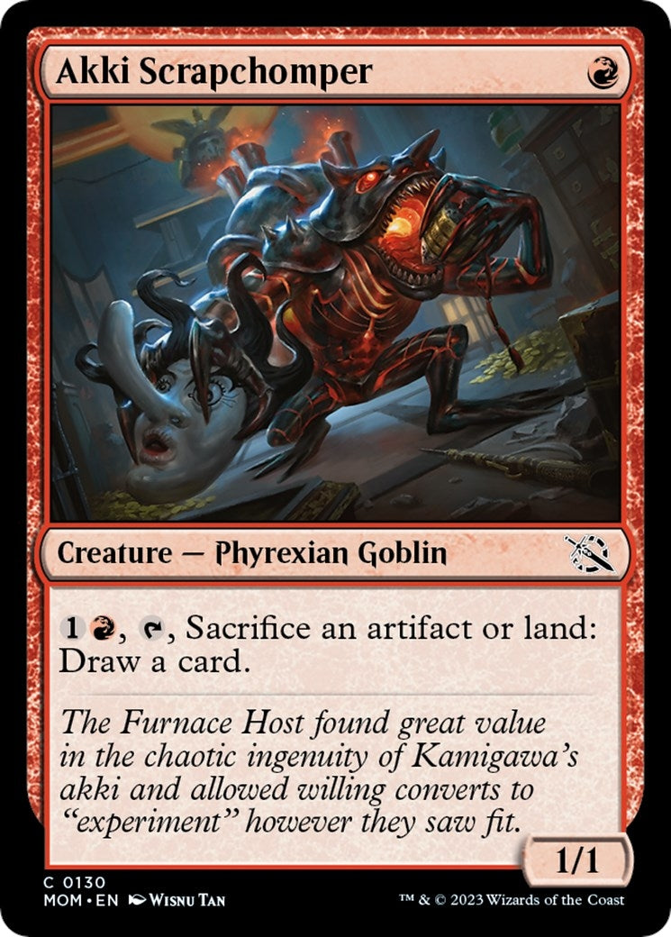 Akki Scrapchomper (130) [MOM] - MTG Single