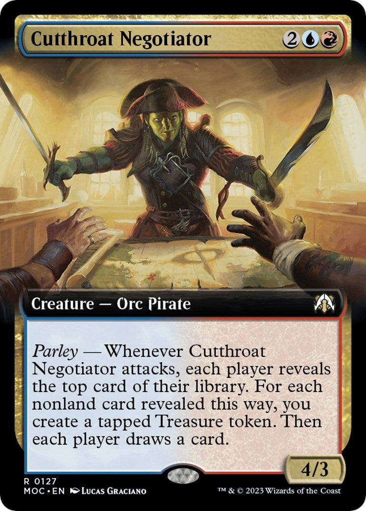 Cutthroat Negotiator (Extended Art) (127) [MOC] - MTG Single
