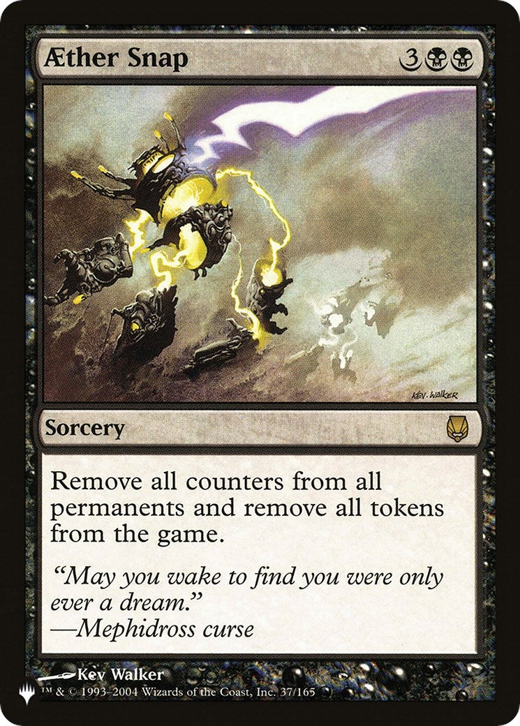 Aether Snap (37) [LIST] - MTG Single