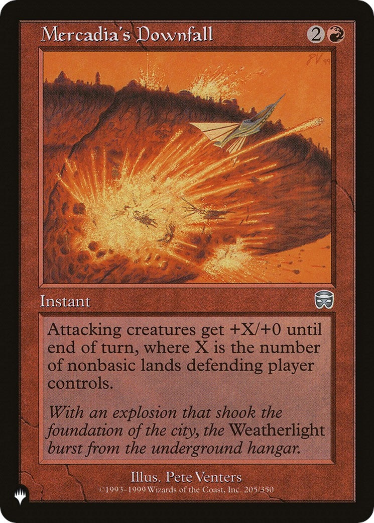 Mercadia’s Downfall (205) [LIST] - MTG Single