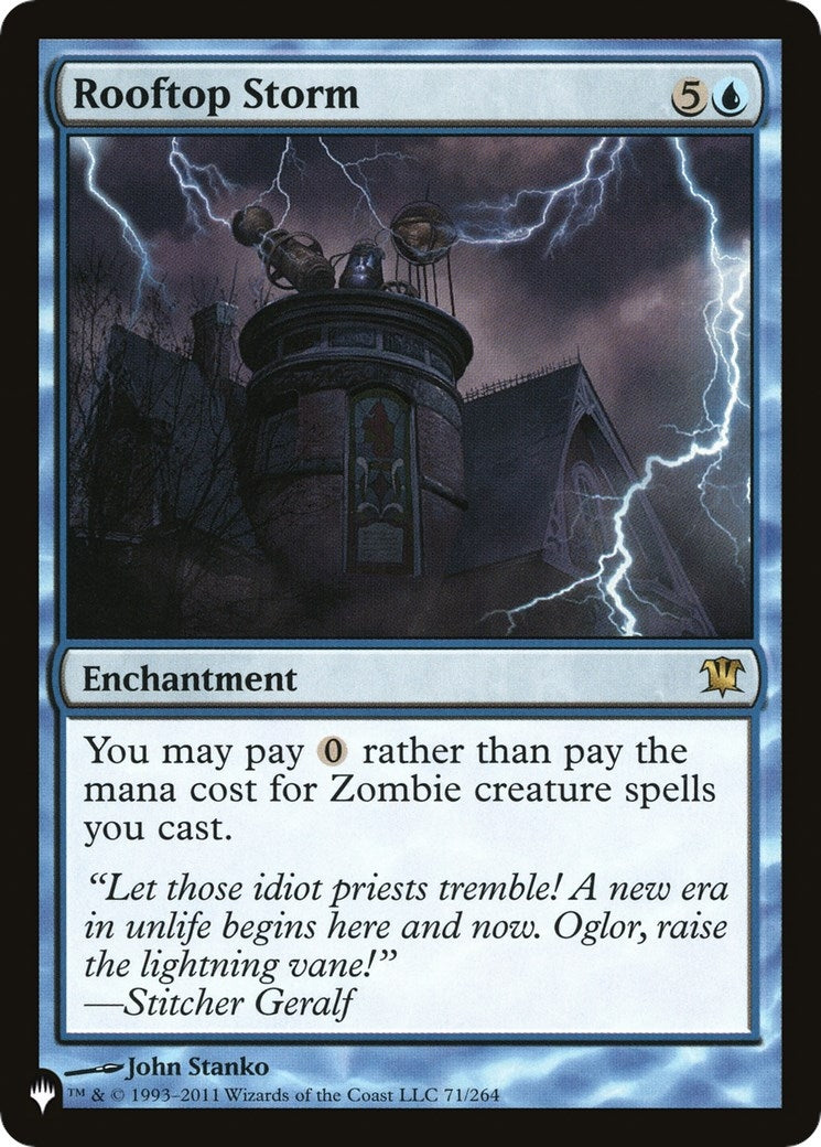 Rooftop Storm (71) [LIST] - MTG Single
