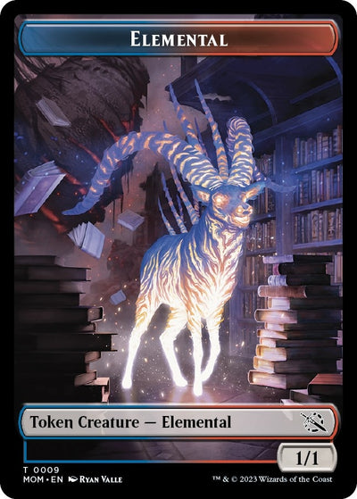 Elemental (0009) // Vampire Double-Sided Token (0) [MOM]