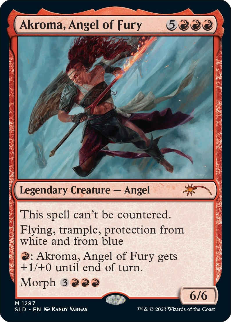 Akroma Angel of Fury (1287) [SLD] - MTG Single