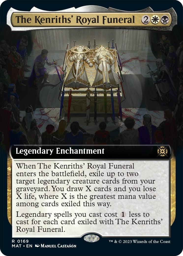 The Kenriths’ Royal Funeral (Extended Art) (169) [MAT] - MTG Single