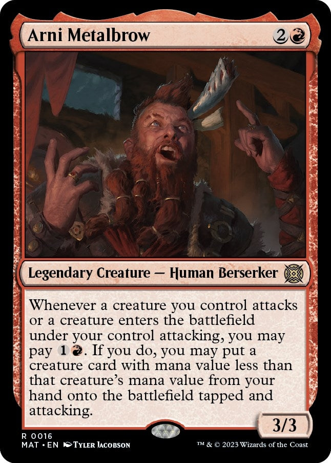 Arni Metalbrow (16) [MAT] - MTG Single