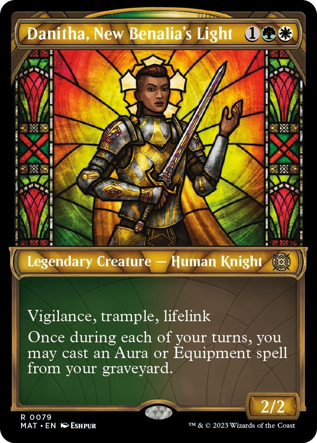 Danitha New Benalia’s Light (Showcase) (79) [MAT] - MTG Single