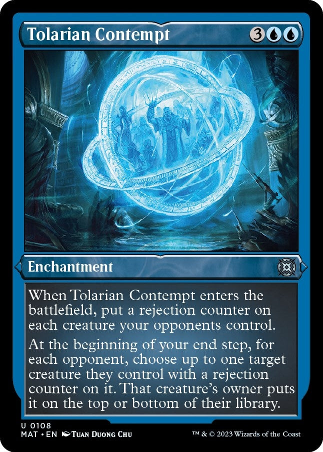 Tolarian Contempt (Foil Etched) (108) [MAT] - MTG Single