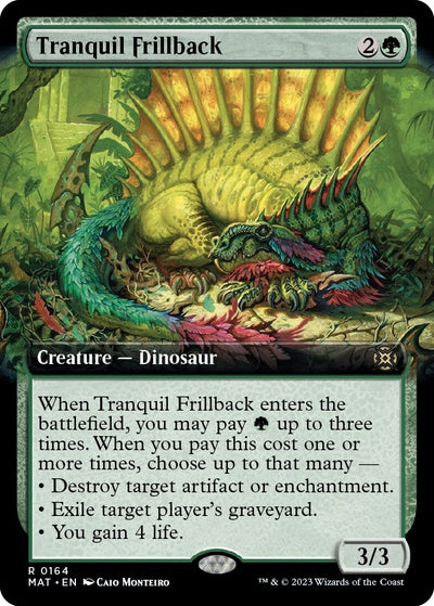 Tranquil Frillback (Extended Art) (164) [MAT]
