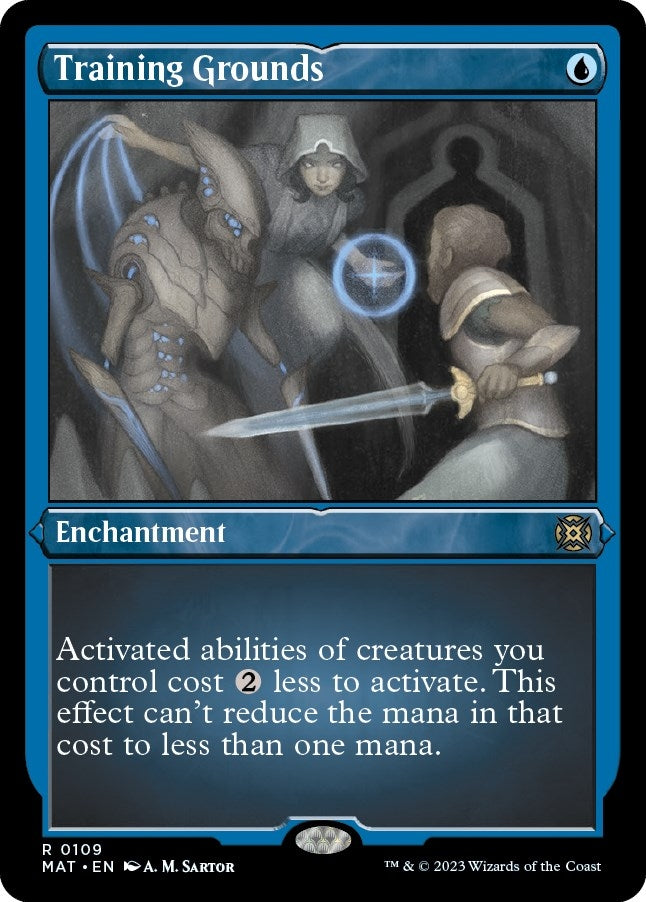Training Grounds (Foil Etched) (109) [MAT] - MTG Single