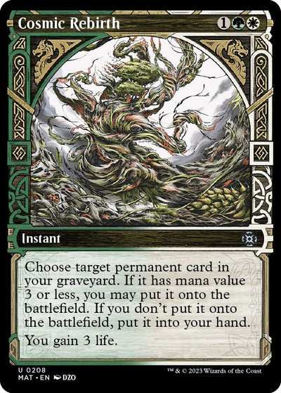 Cosmic Rebirth (Halo Foil) (208) [MAT]