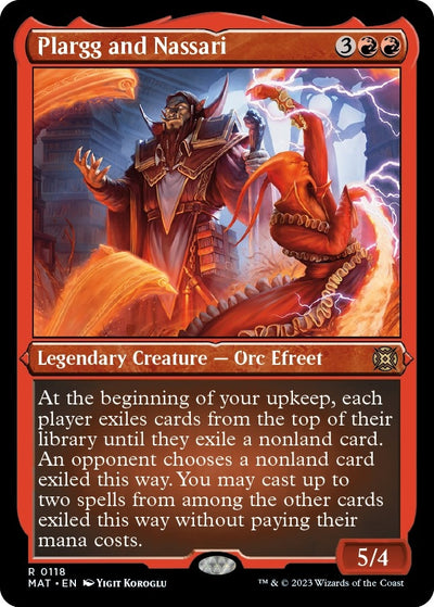 Plargg and Nassari (Foil Etched) (118) [MAT]