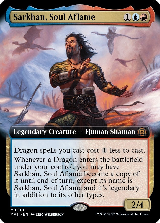 Sarkhan Soul Aflame (Extended Art) (181) [MAT] - MTG Single