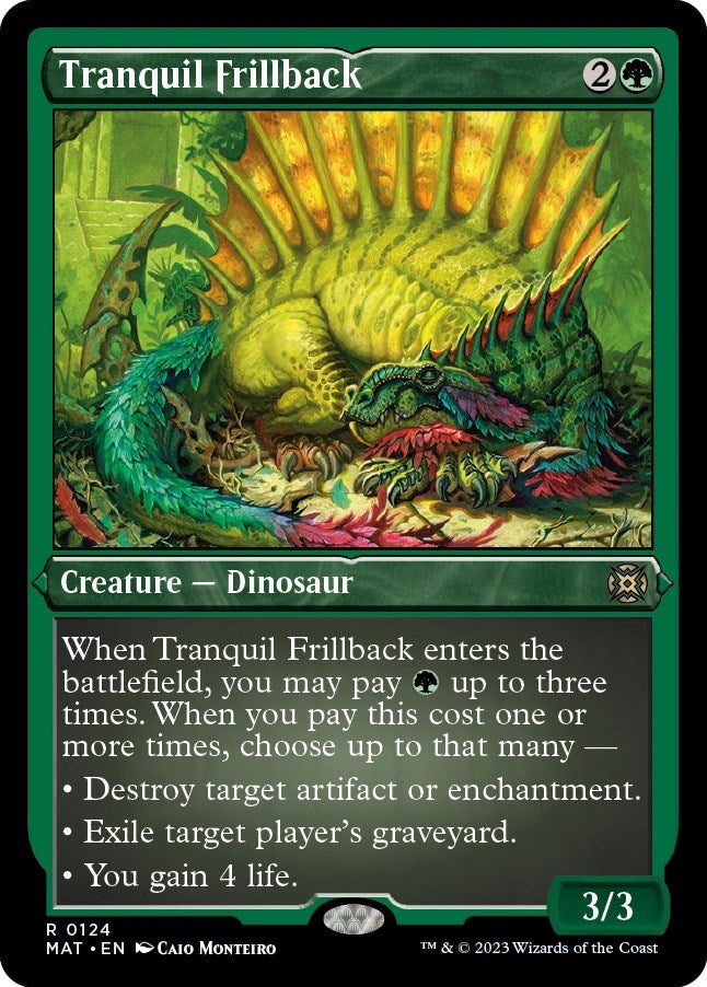 Tranquil Frillback (Foil Etched) (124) [MAT] - MTG Single