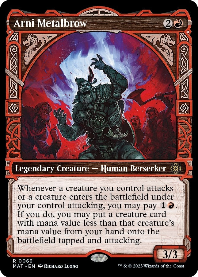 Arni Metalbrow (Showcase) (66) [MAT] - MTG Single