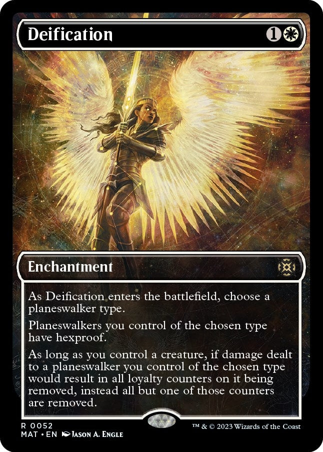 Deification (Showcase) (52) [MAT] - MTG Single