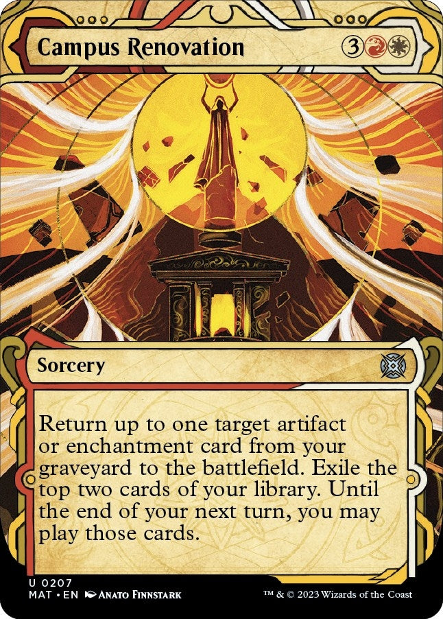 Campus Renovation (Halo Foil) (207) [MAT] - MTG Single