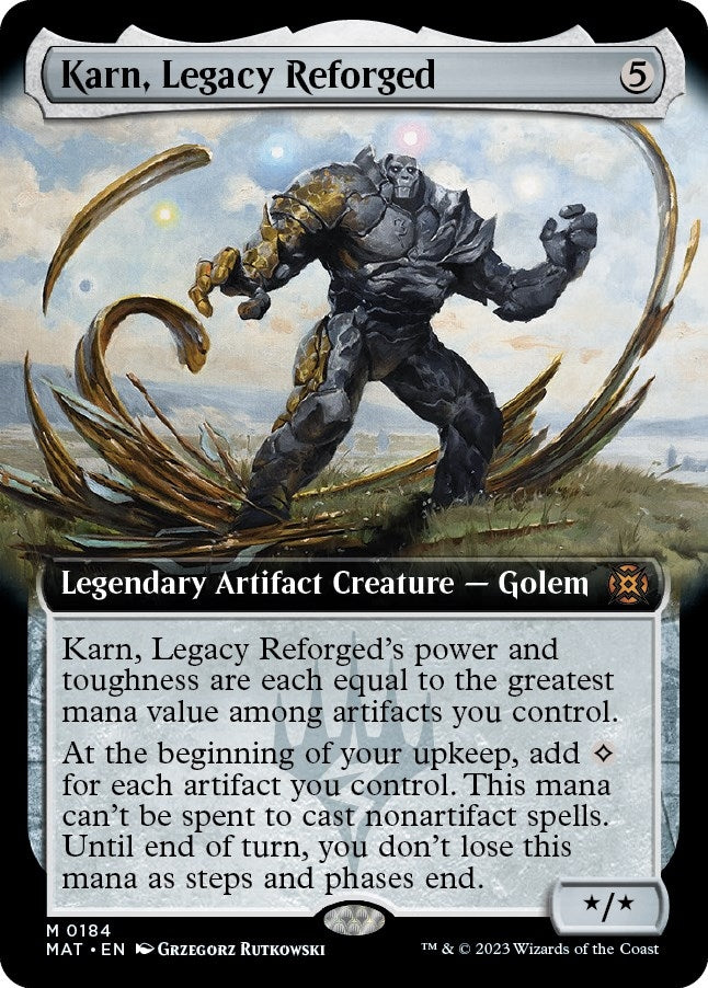 Karn Legacy Reforged (Extended Art) (184) [MAT] - MTG Single