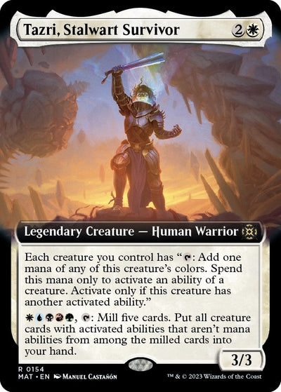 Tazri, Stalwart Survivor (Extended Art) (154) [MAT]