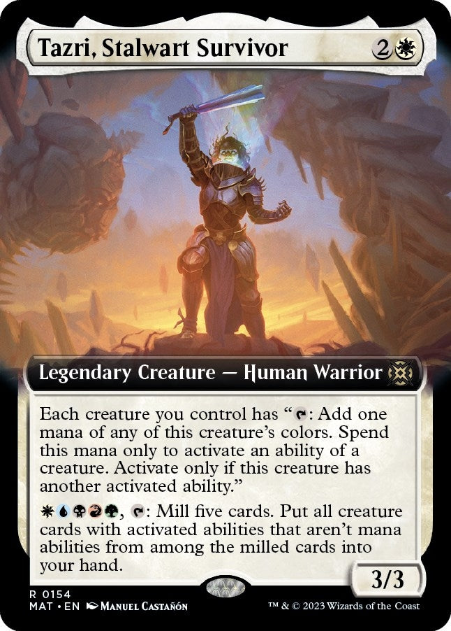 Tazri Stalwart Survivor (Extended Art) (154) [MAT] - MTG Single