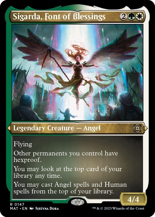 Sigarda Font of Blessings (Foil Etched) (147) [MAT] - MTG Single