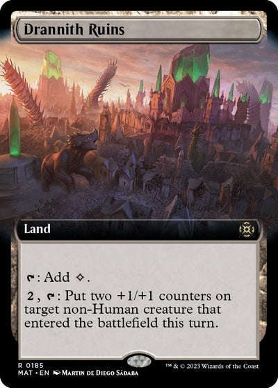 Drannith Ruins (Extended Art) (185) [MAT]