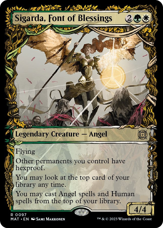 Sigarda Font of Blessings (Showcase) (97) [MAT] - MTG Single