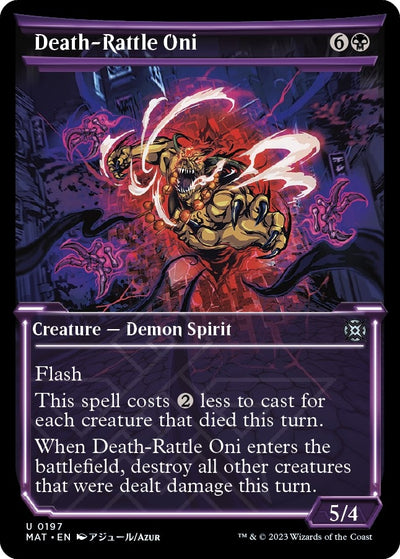 Death-Rattle Oni (Halo Foil) (197) [MAT]