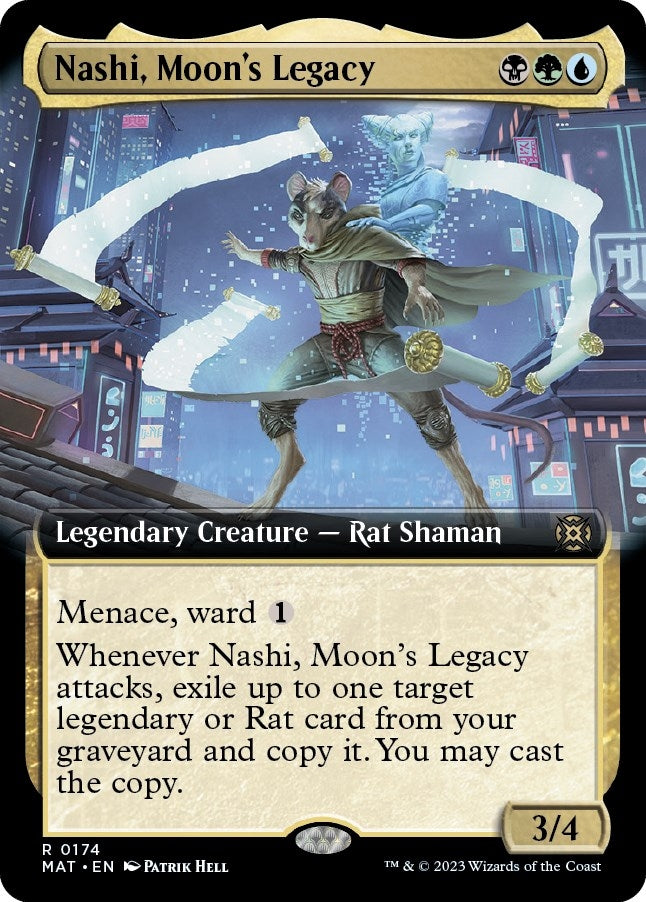 Nashi Moon’s Legacy (Extended Art) (174) [MAT] - MTG Single