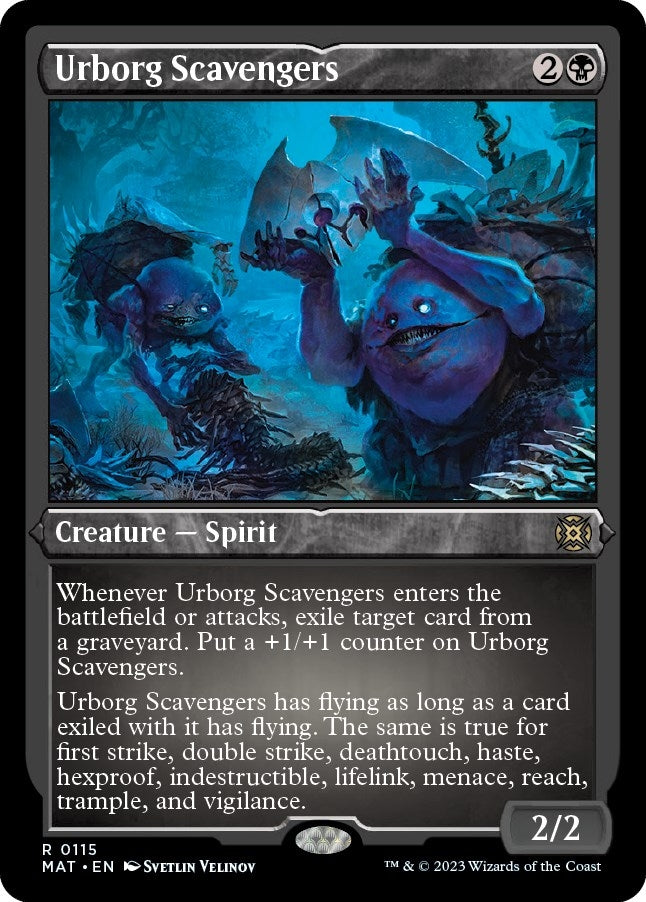 Urborg Scavengers (Foil Etched) (115) [MAT] - MTG Single