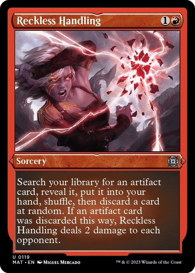 Reckless Handling (Foil Etched) (119) [MAT] - MTG Single