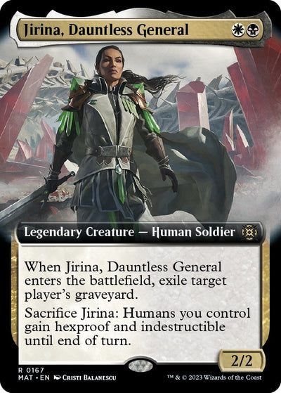 Jirina, Dauntless General (Extended Art) (167) [MAT]