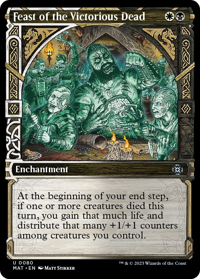 Feast of the Victorious Dead (Showcase) (80) [MAT] - MTG Single