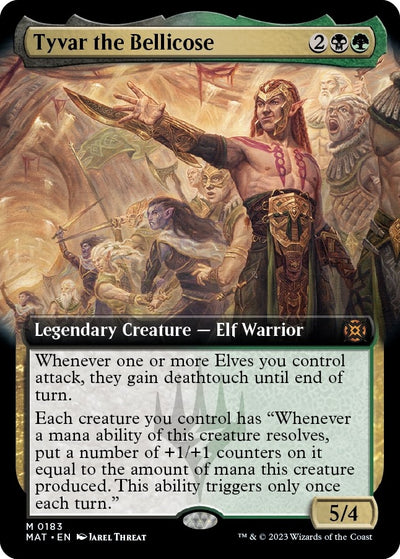 Tyvar the Bellicose (Extended Art) (183) [MAT]