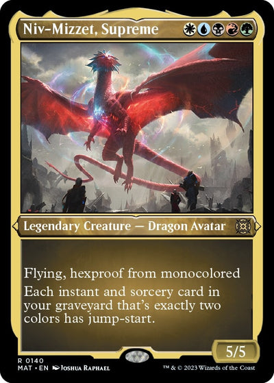 Niv-Mizzet, Supreme (Foil Etched) (140) [MAT]