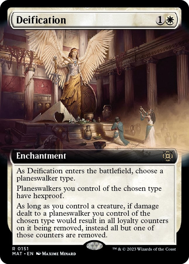Deification (Extended Art) (151) [MAT] - MTG Single