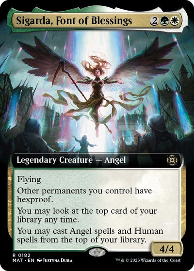 Sigarda, Font of Blessings (Extended Art) (182) [MAT]