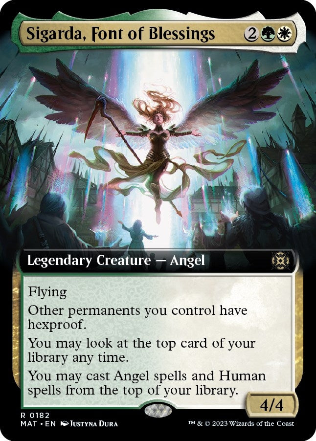 Sigarda Font of Blessings (Extended Art) (182) [MAT] - MTG Single