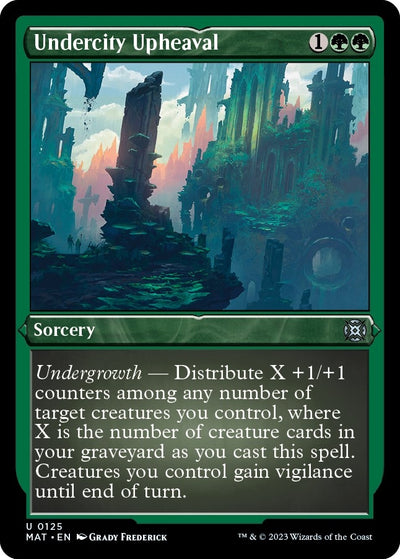 Undercity Upheaval (Foil Etched) (125) [MAT]