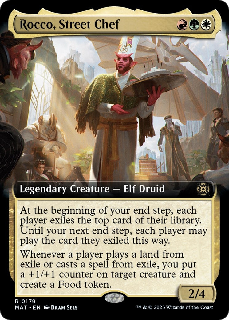 Rocco Street Chef (Extended Art) (179) [MAT] - MTG Single